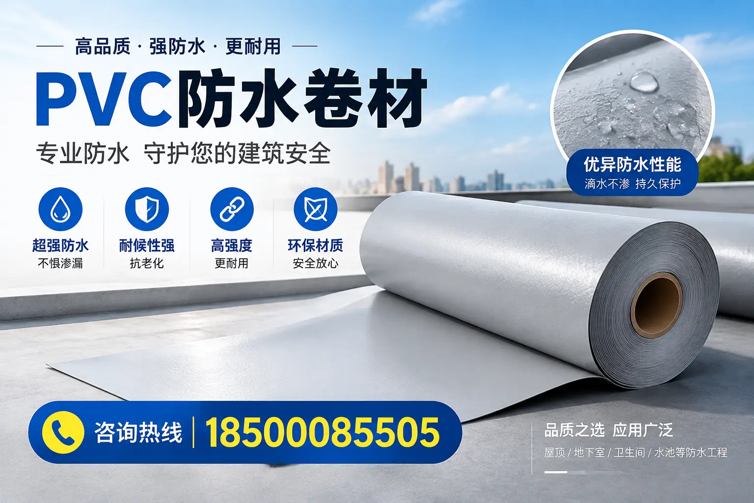 太原地区pvc防水卷材的市场现状与发展趋势